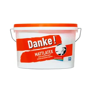 Краска моющаяся 2,5 л Mattlatex Danke!
